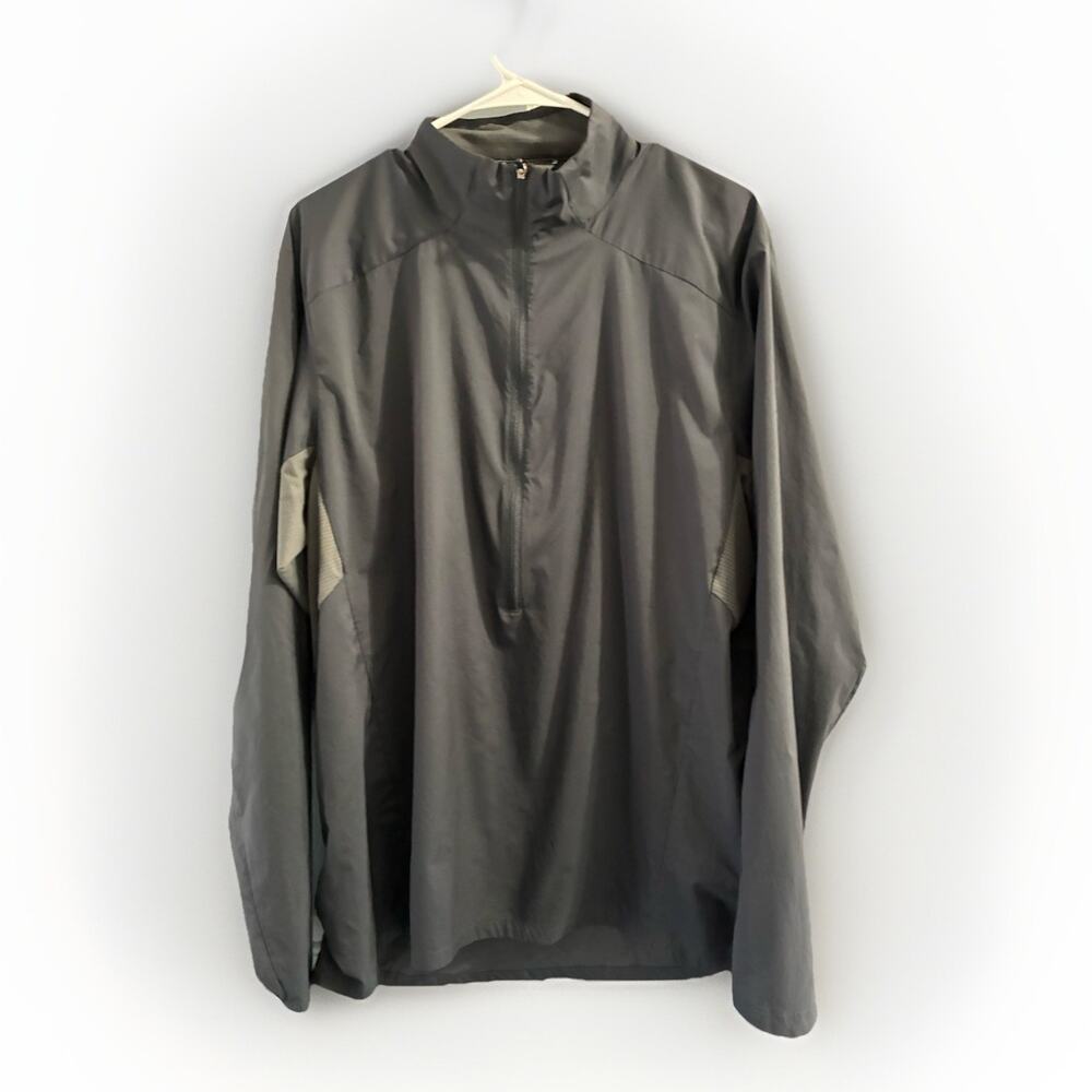 Rab Windveil Pull On Packable Jacket Mens Sz XL Gray1/4 Zip Pullover Long Sleeve